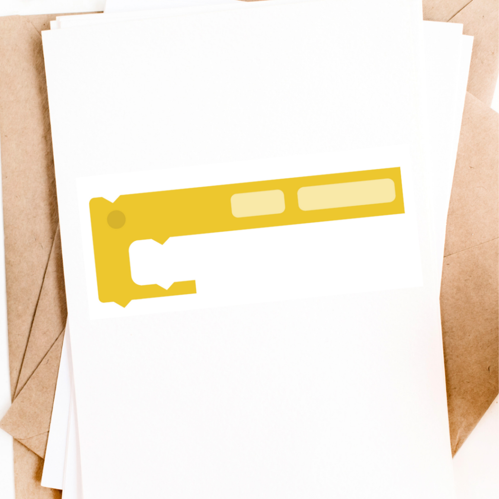 Large Blank Blockly Blocks